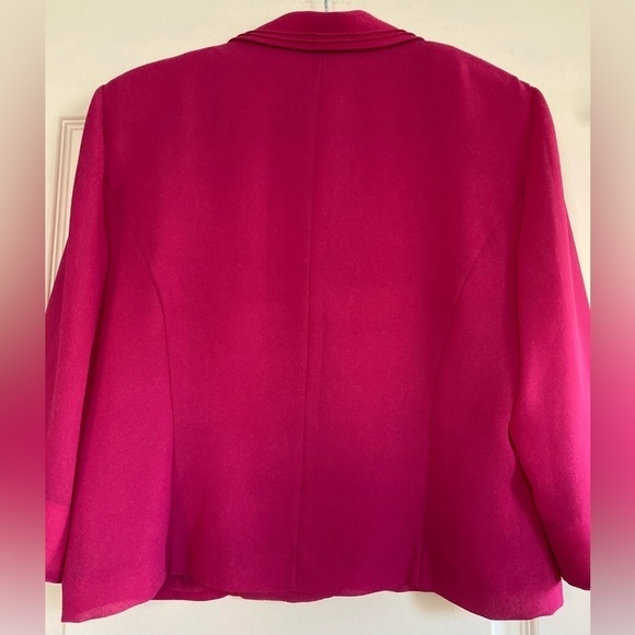 Danny & Nicole hot pink blazer. Size 16P - Picture 2 of 7